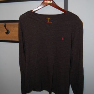 Polo Ralph Lauren V-Neck Long Sleeve T-Shirt
